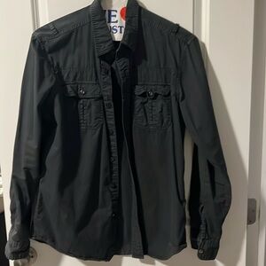 American Eagle black button down